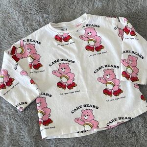 Zara Care Bears Shirt Sz 9-12M Roller Skating